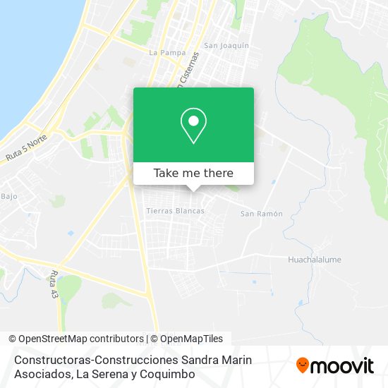 Mapa de Constructoras-Construcciones Sandra Marin Asociados