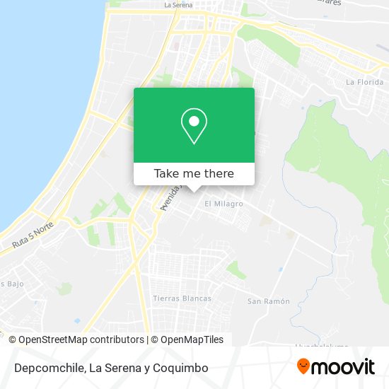 Depcomchile map