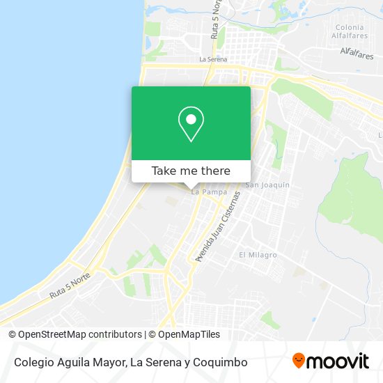 Colegio Aguila Mayor map