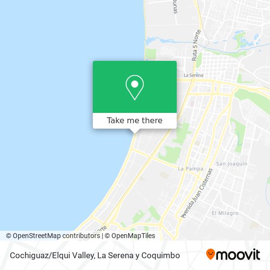 Mapa de Cochiguaz/Elqui Valley
