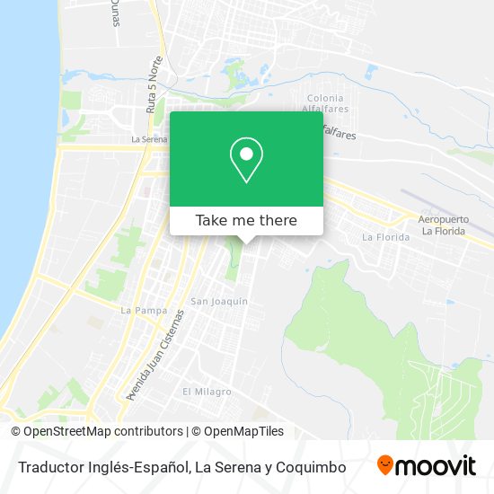 Mapa de Traductor Inglés-Español