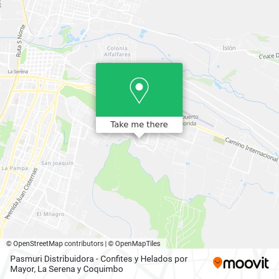 Pasmuri Distribuidora - Confites y Helados por Mayor map