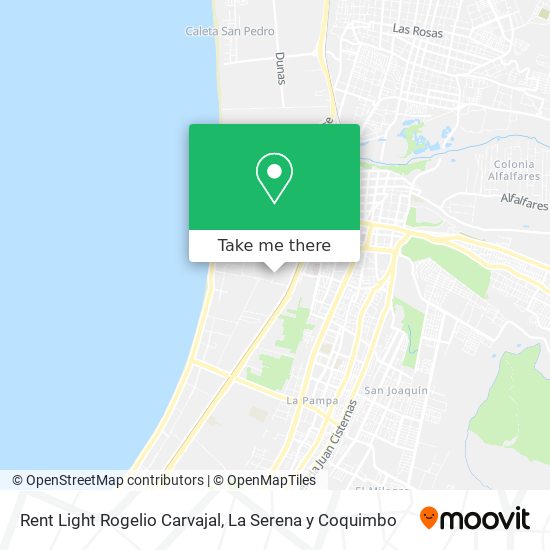 Rent Light Rogelio Carvajal map