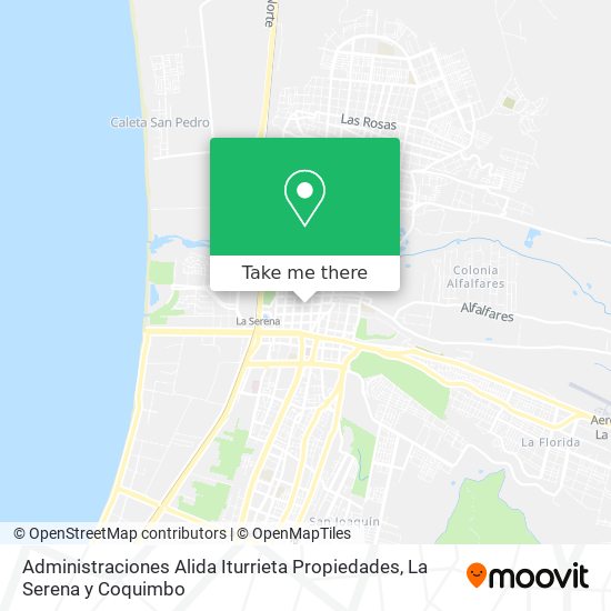 Administraciones Alida Iturrieta Propiedades map