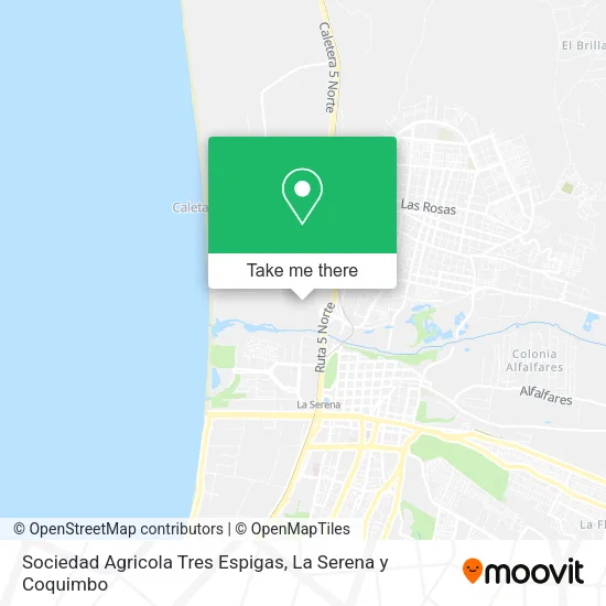 Sociedad Agricola Tres Espigas map