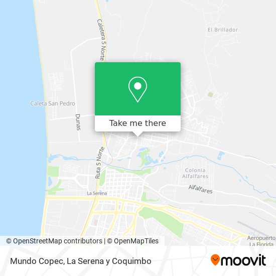 Mundo Copec map