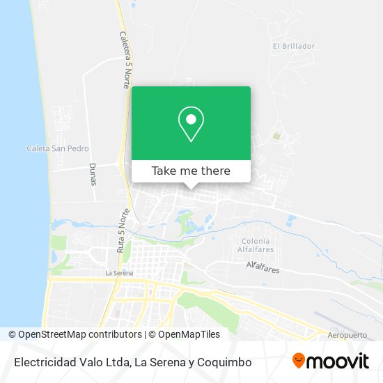Electricidad Valo Ltda map