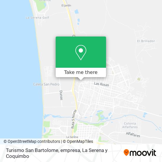 Mapa de Turismo San Bartolome, empresa