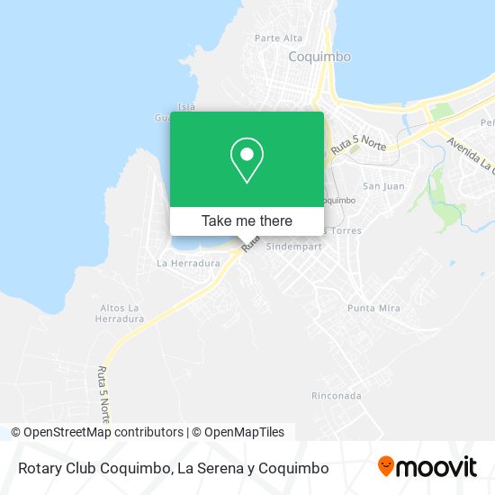 Rotary Club Coquimbo map