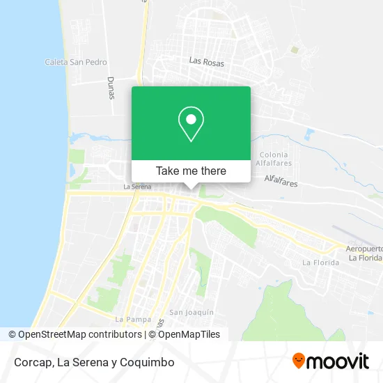 Mapa de Corcap
