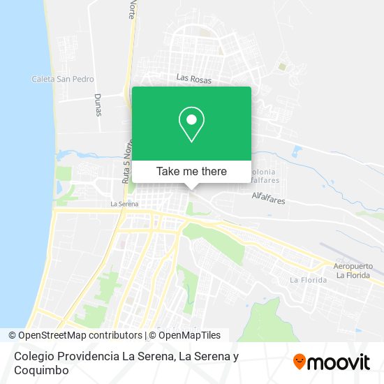 Colegio Providencia La Serena map