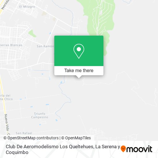 Club De Aeromodelismo Los Queltehues map