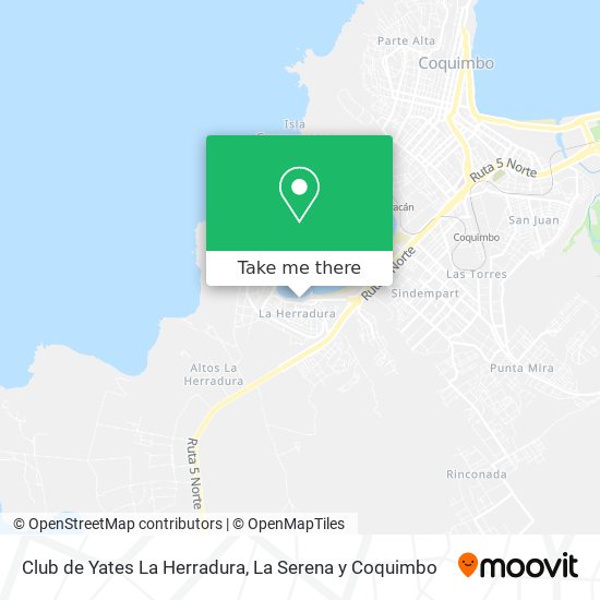 Club de Yates La Herradura map