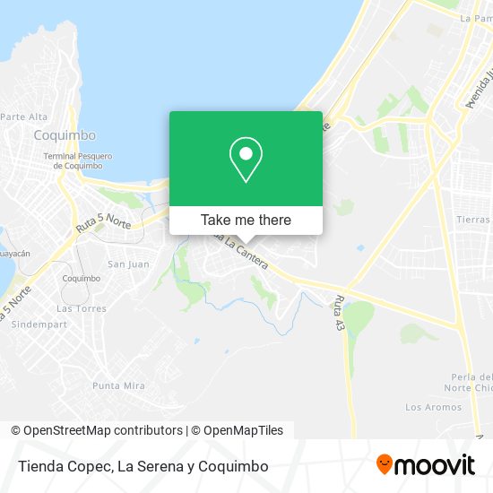 Tienda Copec map