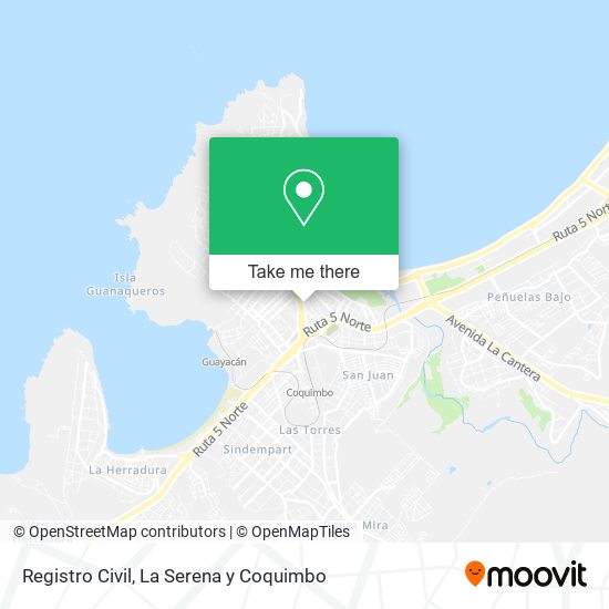 Registro Civil map