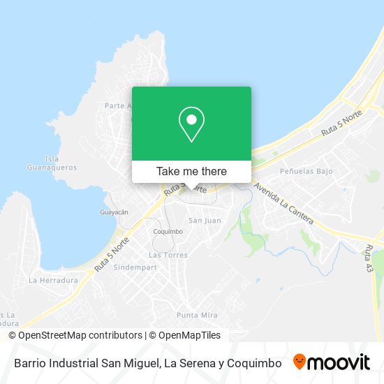 Barrio Industrial San Miguel map