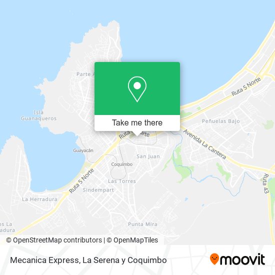 Mapa de Mecanica Express