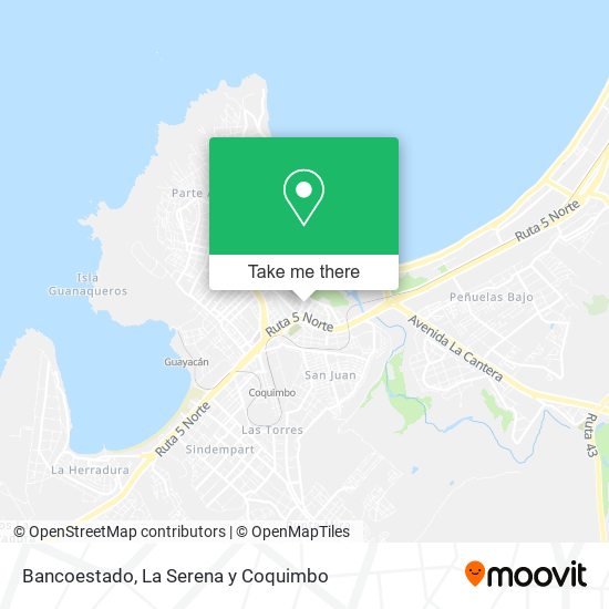 Bancoestado map