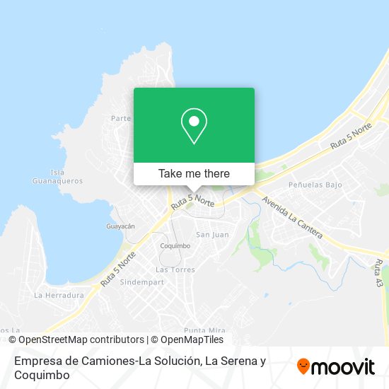 Empresa de Camiones-La Solución map