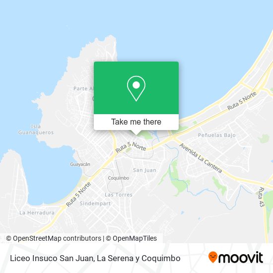 Liceo Insuco San Juan map