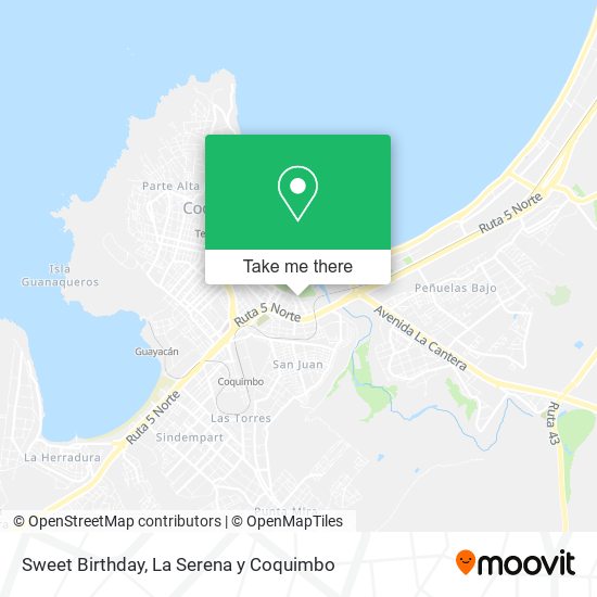 Sweet Birthday map