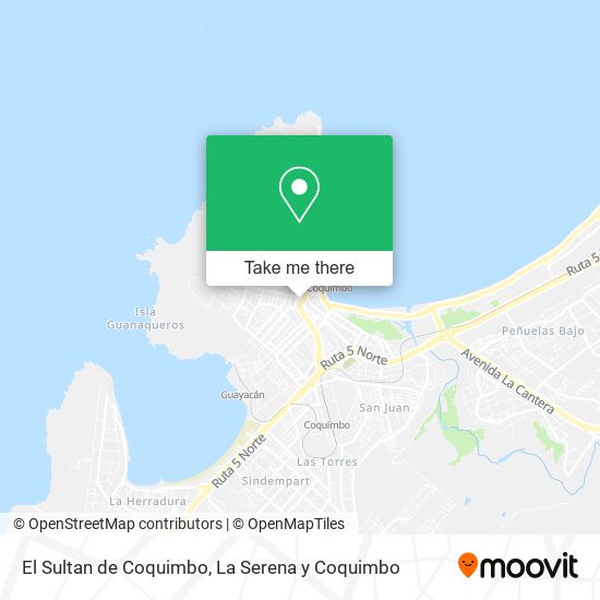 Mapa de El Sultan de Coquimbo