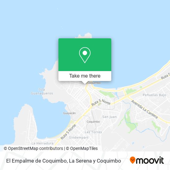 Mapa de El Empalme de Coquimbo