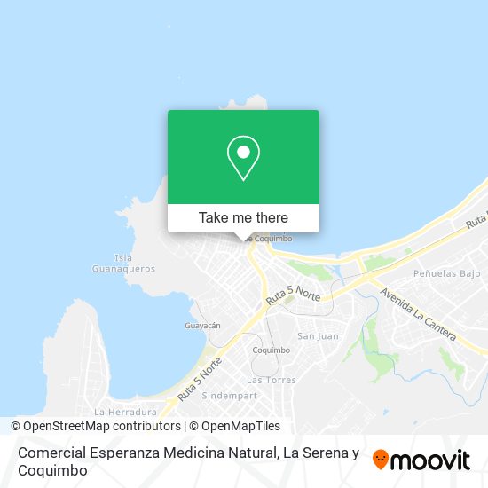 Mapa de Comercial Esperanza Medicina Natural