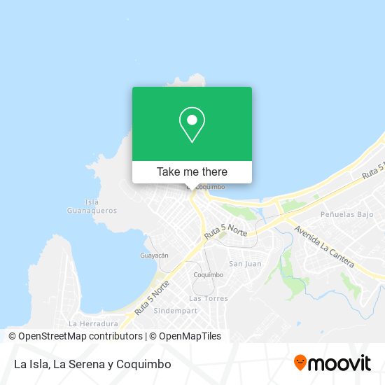 Mapa de La Isla