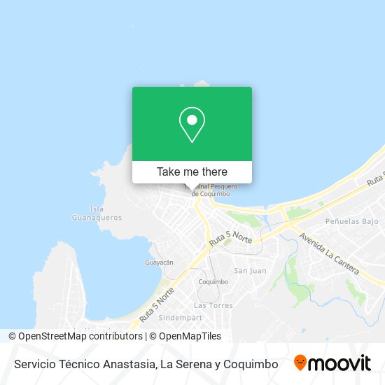 Mapa de Servicio Técnico Anastasia