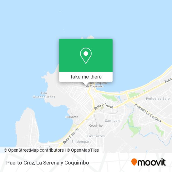 Puerto Cruz map