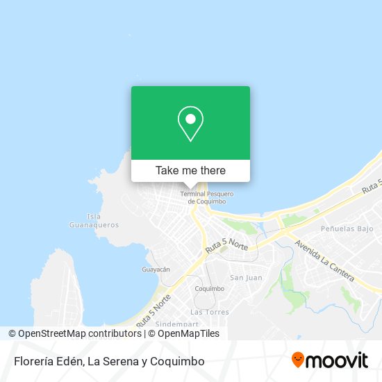 Mapa de Florería Edén