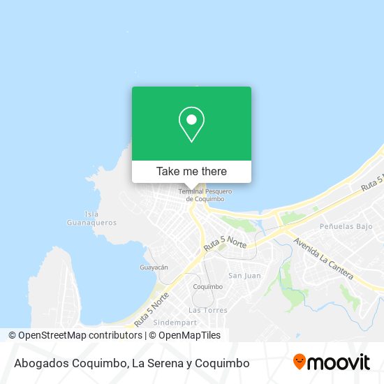 Abogados Coquimbo map