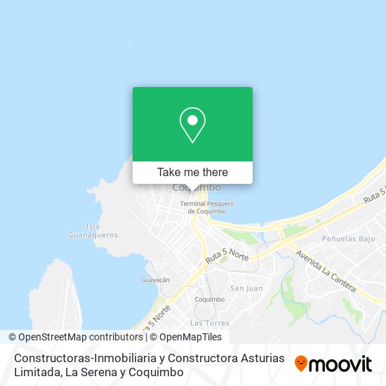 Constructoras-Inmobiliaria y Constructora Asturias Limitada map