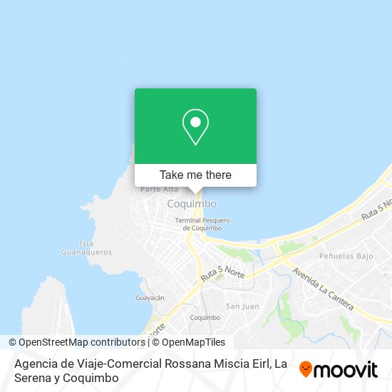 Mapa de Agencia de Viaje-Comercial Rossana Miscia Eirl