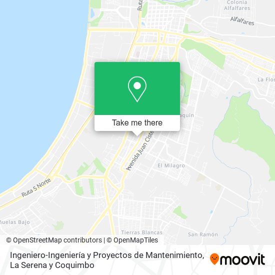 Ingeniero-Ingeniería y Proyectos de Mantenimiento map