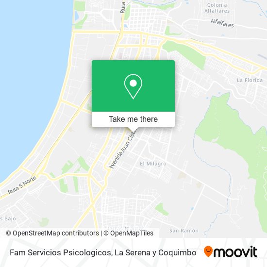 Fam Servicios Psicologicos map