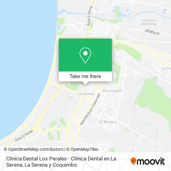 Clínica Dental Los Perales - Clínica Dental en La Serena map