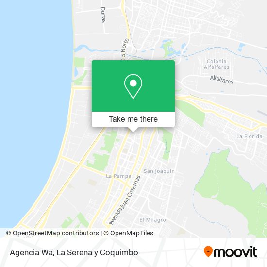 Agencia Wa map