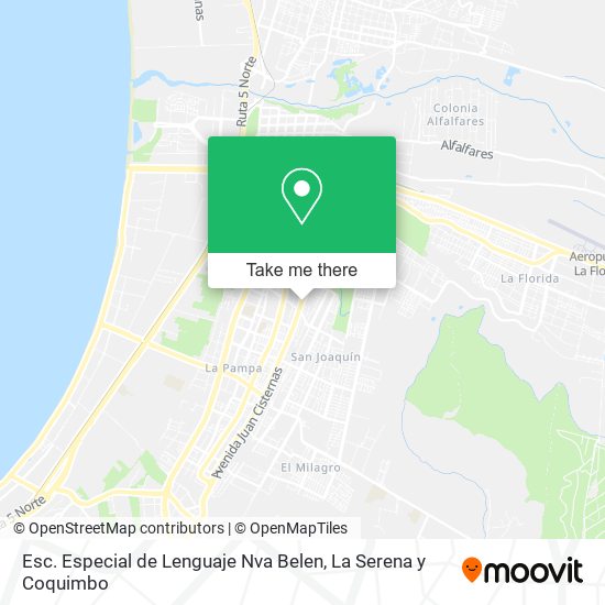 Esc. Especial de Lenguaje Nva Belen map