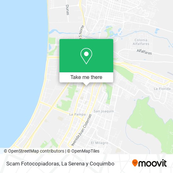 Mapa de Scam Fotocopiadoras