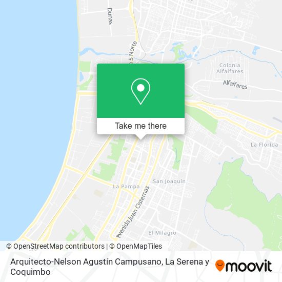 Arquitecto-Nelson Agustín Campusano map