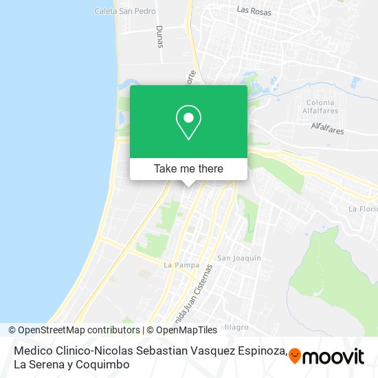 Medico Clinico-Nicolas Sebastian Vasquez Espinoza map