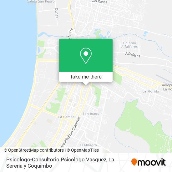 Psicologo-Consultorio Psicologo Vasquez map