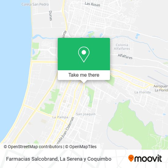 Farmacias Salcobrand map