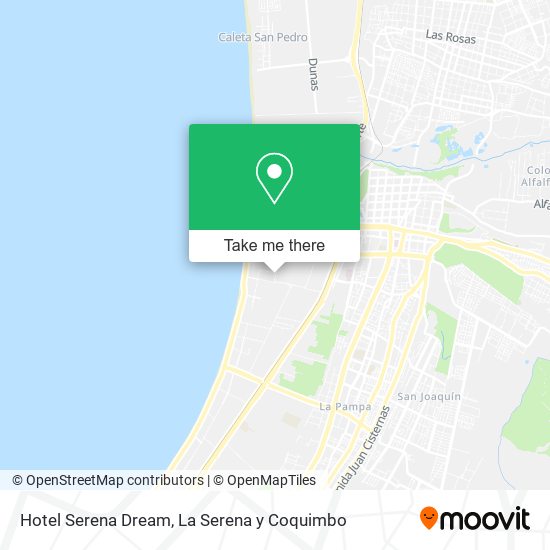 Mapa de Hotel Serena Dream