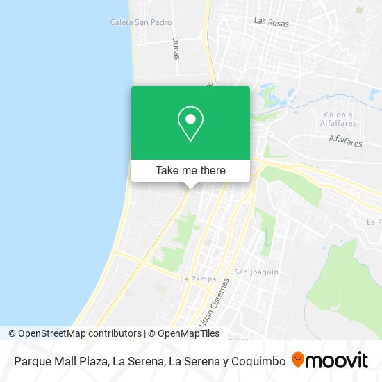 Mapa de Parque Mall Plaza, La Serena