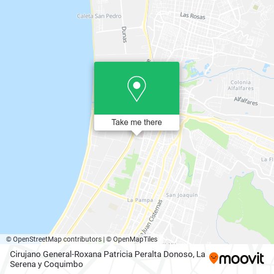 Cirujano General-Roxana Patricia Peralta Donoso map