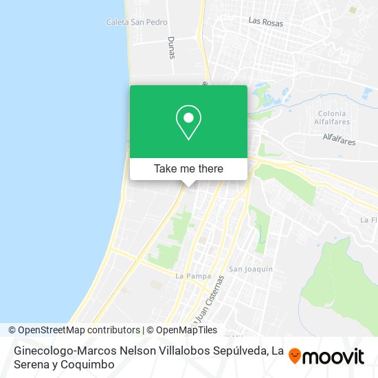Mapa de Ginecologo-Marcos Nelson Villalobos Sepúlveda