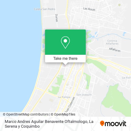 Marco Andres Aguilar Benavente Oftalmologo map